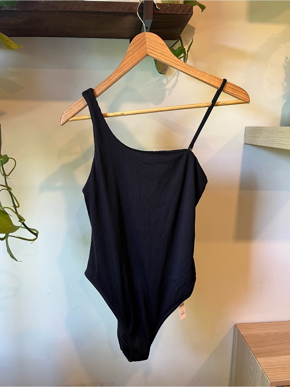 Topshop Asymmetrical One-Piece Swimsuit